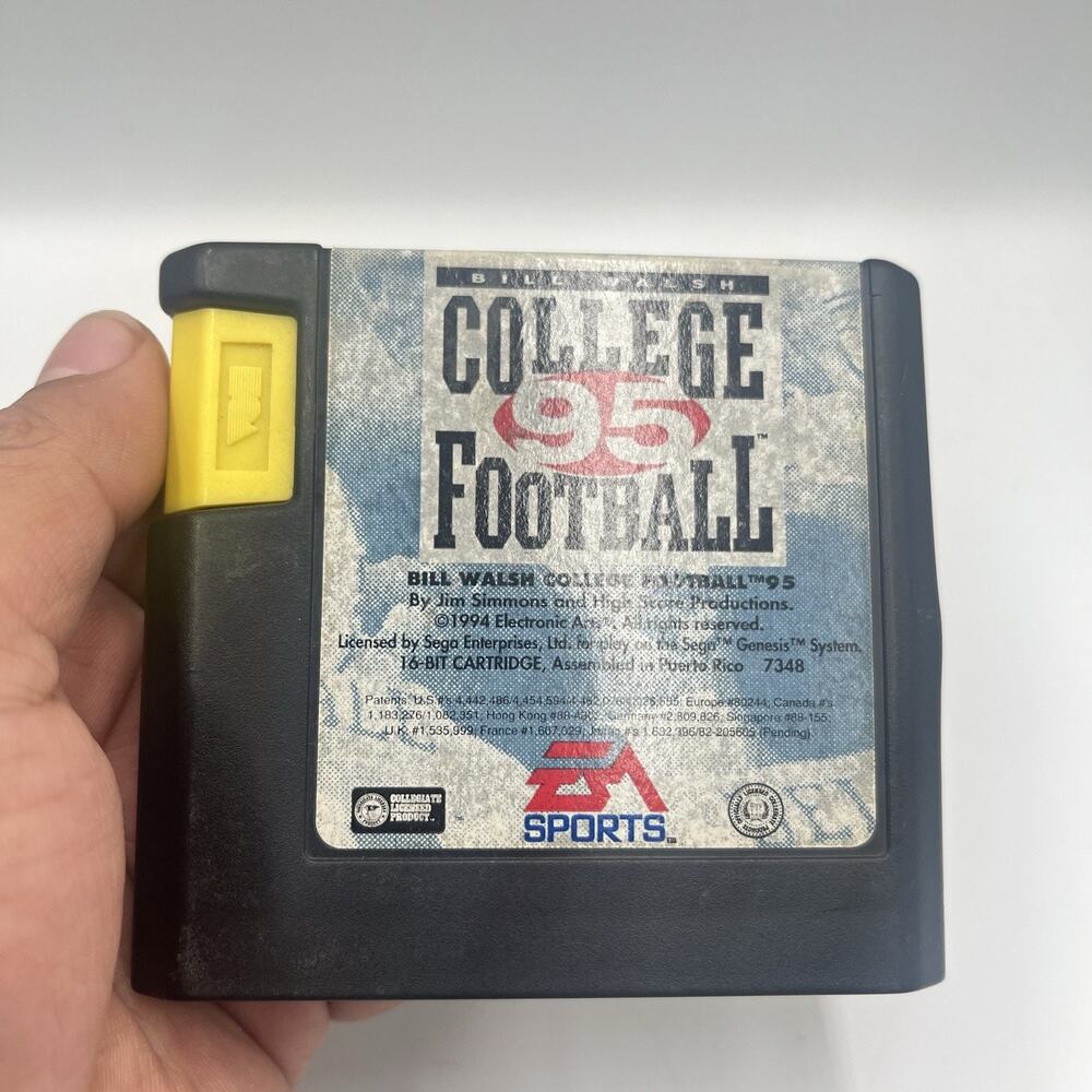 Bill Walsh College Football 95 (Sega Genesis, 1994) Tested